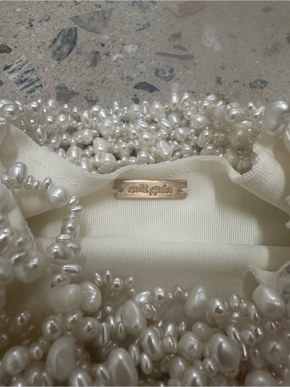 Cult Gaia Taraji Sleeveless Top in Pearl Draped - Picture 8 of 11